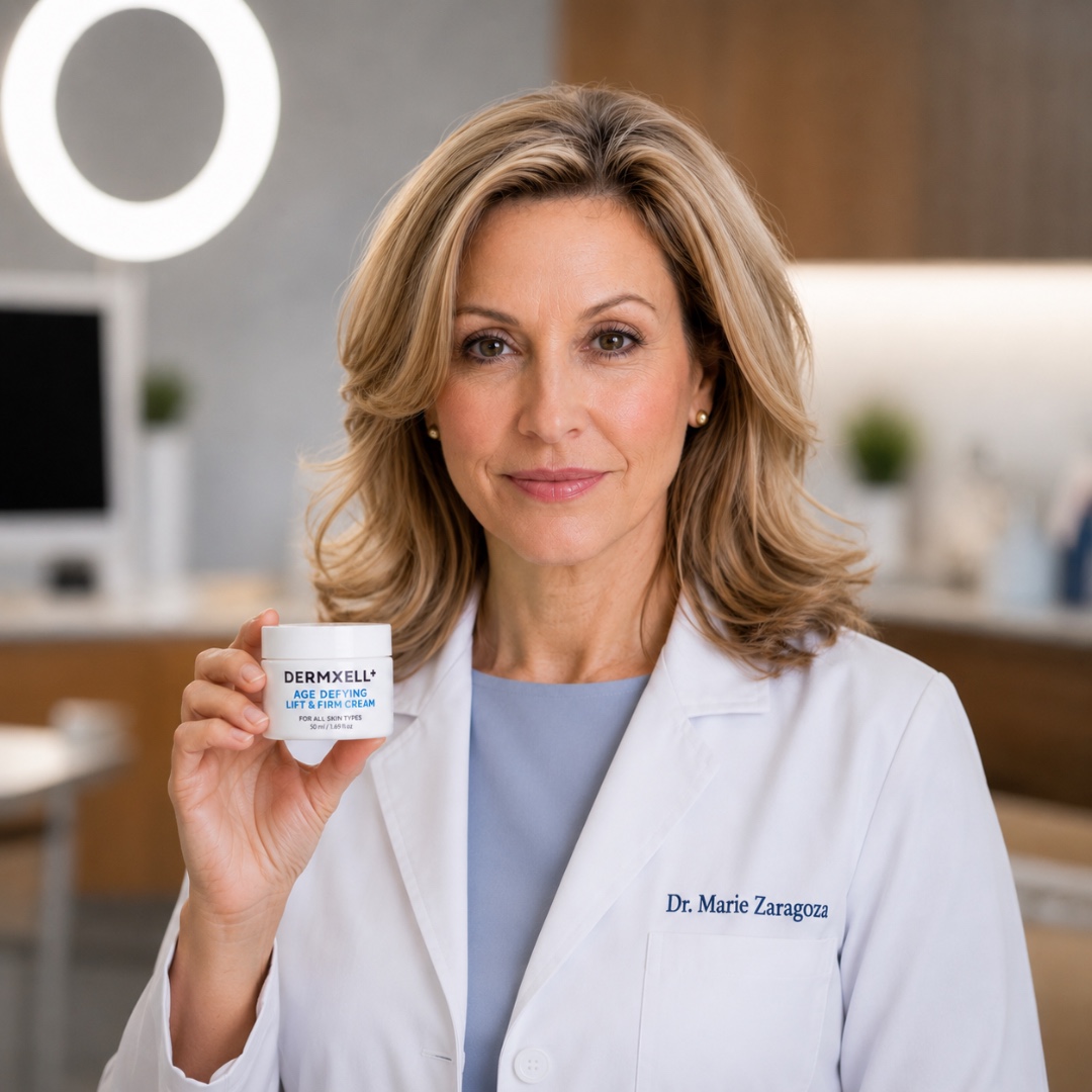 Dermatologist holding DERMXELL+