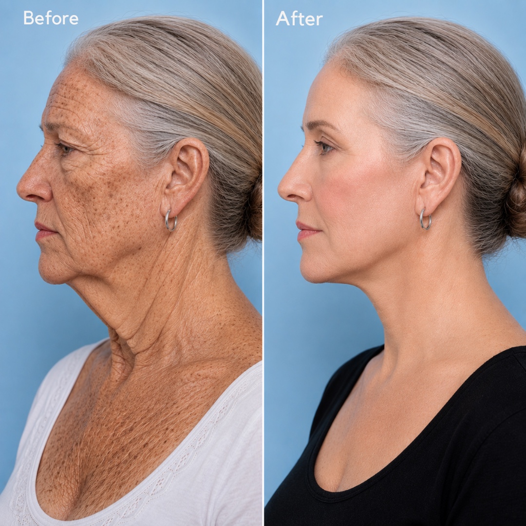 Before and after results — Sharon K., 66, North Carolina